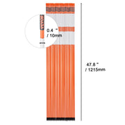 Charger l'image dans la visionneuse de galerie, Amocart Driveway Markers 48 inch 0.4 inch Diameter Fiberglass Poles Snow Stakes For Parking Lots Walkways Easy Visibility
