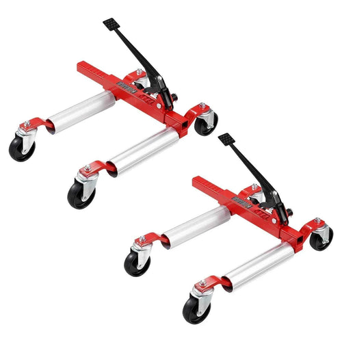 Amocart Wheel Dolly Heavy Duty Vehicle Positioning Ratchet Tire Jack Max Capacity 1500 Lbs Car Dolly for Car Auto Repair Moving