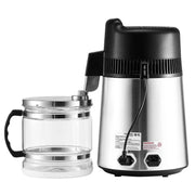 Load image into Gallery viewer, Amocart Water Distiller 6L 1.6 Gal Larger Pure Water Purifier Filter For Home Table Countertop Glass Pot Distilled Maker Sliver
