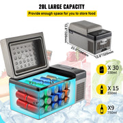 Load image into Gallery viewer, Succebuy 20-55L Portable Refrigerator Car Refrigerator Electric Compressor Cooler with 12/24v DC &amp; 110-240v AC
