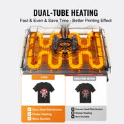 Charger l'image dans la visionneuse de galerie, Amocart Heat Press Machine Heat Transfer Machine with 30 oz Tumbler Press 360° Swing Away Digital T-Shirt Pressing Coating
