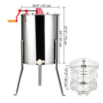 Amocart Honey Extractor 4/8 2/4 Frame Electric Stainless Steel Honeycomb Spinner Crank Honey Centrifuge Beekeeping Equipment