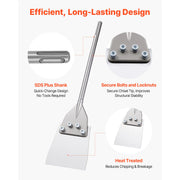 Load image into Gallery viewer, SucceBuy SDS Max Floor Scraper 23.6" x 5.9" Chisel Bit with Shank Compatible with Rotary Hammers for Removing Laminate Flooring - AMOCART
