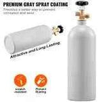 Amocart 5 Lbs CO2 Tank Aluminum Gas Cylinder Brand New CO2 Cylinder with Gray Spray Coating CO2 Tank with CGA320 Valve
