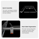 LASER TREE Laser Engraving Machine with Air Assit 60W Laser Module Laser Engraver Cutter Woodworking Area 1000x1500mm DIY Tools