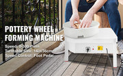 Charger l'image dans la visionneuse de galerie, Amocart Pottery Wheel 14in/36cm Pottery Forming Machine with Foot Pedal Pottery Wheel for Adults 450W Electric Pottery Wheel
