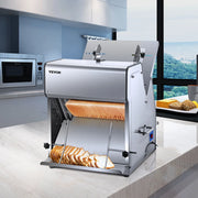 Bild in Galerie-Viewer laden, Amocart Commercial Bread Slicer Stainless Steel 12mm Blades Electric Bread Cutting Machine Kitchen Appliance Toast Processor

