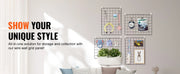 Load image into Gallery viewer, Amocart Grid Wall Panels Tower Wire Gridwall Display Racks Double Side Gridwall Panels for Art Craft Shows Retail Shop w/ Hooks
