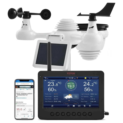 Amocart 7-in-1 Wireless Weather Station with Wi-Fi 7