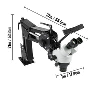 Charger l'image dans la visionneuse de galerie, SucceBuy Micro Incrustation Miroir Micro-sertissage Multi-directionnel Microscope Outils de Bijouterie Loupe de Microscope Super Claire 0.7X-4.5X
