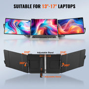 Bild in Galerie-Viewer laden, SucceBuy 18.5 inch 1080P IPS Extended Swivel Portable Monitor for USB-C/USB-A/Mini HDMI Port with Mac/Wins/Android/Switch/PS5
