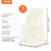 Charger l'image dans la visionneuse de galerie, SucceBuy 30/50pcs Spandex Wedding Chair Seat Cover Washable Protective Slipcovers for Wedding Banquet Universal Chair Cover
