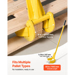SucceBuy 2000lbs Pallet Buster Tool 41in Steel Handle Wrecking Pry Breaker Bar Deck Board Removal Tool for Flooring Drywall