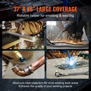 Load image into Gallery viewer, SucceBuy Carbon Felt Welding Blanket 4 Pack Heat Resistant Welding Blanket Set Cuttable Carbon Fiber Fire Retardant Welding Pad
