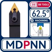 Load image into Gallery viewer, BB DNMG Insert MDPNN MDJNR MDQNR DNMG150404 External Lathe Turning Tool Holder Right Left Cutting Metal Steel 1616 2020 2525
