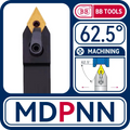 BB DNMG Insert MDPNN MDJNR MDQNR DNMG150404 External Lathe Turning Tool Holder Right Left Cutting Metal Steel 1616 2020 2525