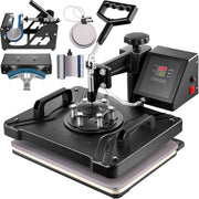 Load image into Gallery viewer, Amocart 5 6 8 in 1 Heat Press Machine T shirt Heat Transfer Printer Muntifunctional Sublimation For Mug/Latte Mug/Plate/Bottle
