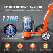 Load image into Gallery viewer, Amocart Electric Concrete Floor Grinder 7inch Walk-Behind 1.7HP Concrete Floor Polisher 1300W 1720RPM for Granite Marble Stones
