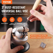 Load image into Gallery viewer, Amocart Ball Vise 3" 5" Engraving Setting Tool Standard Rotation Engraving Block Vise Attachment Jewelry Engraving Block Tools
