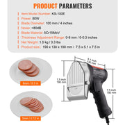 Load image into Gallery viewer, Amocart Electric Shawarma Knife, Cordless Battery Professional Turkish Knife Commercial Stainless Steel Gyro Cutter
