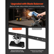 Load image into Gallery viewer, Amocart Lawn Mower Blade Sharpener Balancer 15° - 45° Adjustable Lawnmower Blade Sharpening Tool Compatible with Angle Grinders
