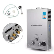 Load image into Gallery viewer, 12V Propane Water Heater for RV Camping, Portable Outdoor Shower Geyser with 2.2GPM Flow
