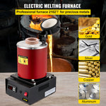 SucceBuy 1350W Gold Melting Furnace with 1 kg and 3 kg Ceramic Crucible Ingot Die for Processing of Gold Silver Aluminum Copper