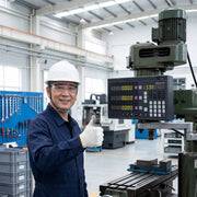 Bild in Galerie-Viewer laden, 3-Axis Milling Machine DRO with Diagonal Hole Dividing &amp; Total Length Method - Hole Positioning for Manual Mill
