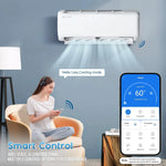 Mini Split Air Conditioner Heat Pump, 18000 BTU 21 SEER2 208V-230V, Energy Star, Remote Control for Rooms up to 1250, Custom
