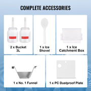 Load image into Gallery viewer, Succebuy Commercial Snowflake Ice Machine Stainless Steel Air Cooling System&amp;Rapid Heat Dissipation for Bakery Cafe - AMOCART
