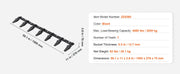 Bild in Galerie-Viewer laden, Amocart Bucket Tooth Bar Heavy Duty Tractor Bucket Teeth Bar for Sub-Compact Tractor Loader 4560 lbs Load-Bearing Capacity
