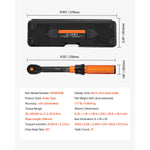 Amocart Torque Wrench Set Drive Click Torque Wrench Dual-Direction Adjustable  Mechanical Dual Range Scales Torque Wrench Kit