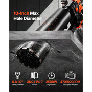 Load image into Gallery viewer, SucceBuy Diamond Core Drilling Machine Stand-Mount Dry and Wet Concrete Core Drill Rig with Bits UNC1 1/4-7 Thread for Concrete
