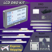 Load image into Gallery viewer, NEW SDS200S 3VA DRO 2 3 4 Axis Digital Readout Milling Lathe LCD DRO 110V /220V Display Counter Screen Monitor 3 Axes Indicator
