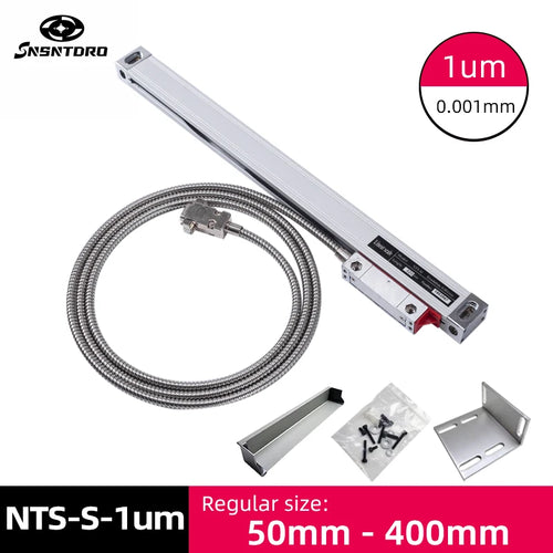 High Precision Slim Linear Glass Scale 1um 5V TTL 50 100 150 200 250 300 350 400 Optical Encoder Grating Ruler For Grinder Lathe