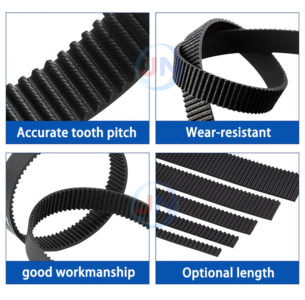 HTD5M Timing Belt Replacement Open Ended Transmission Conveyor Machine Belts Drive Belt Polyurethane HTD 5M  PU 15 Rubber Aramid