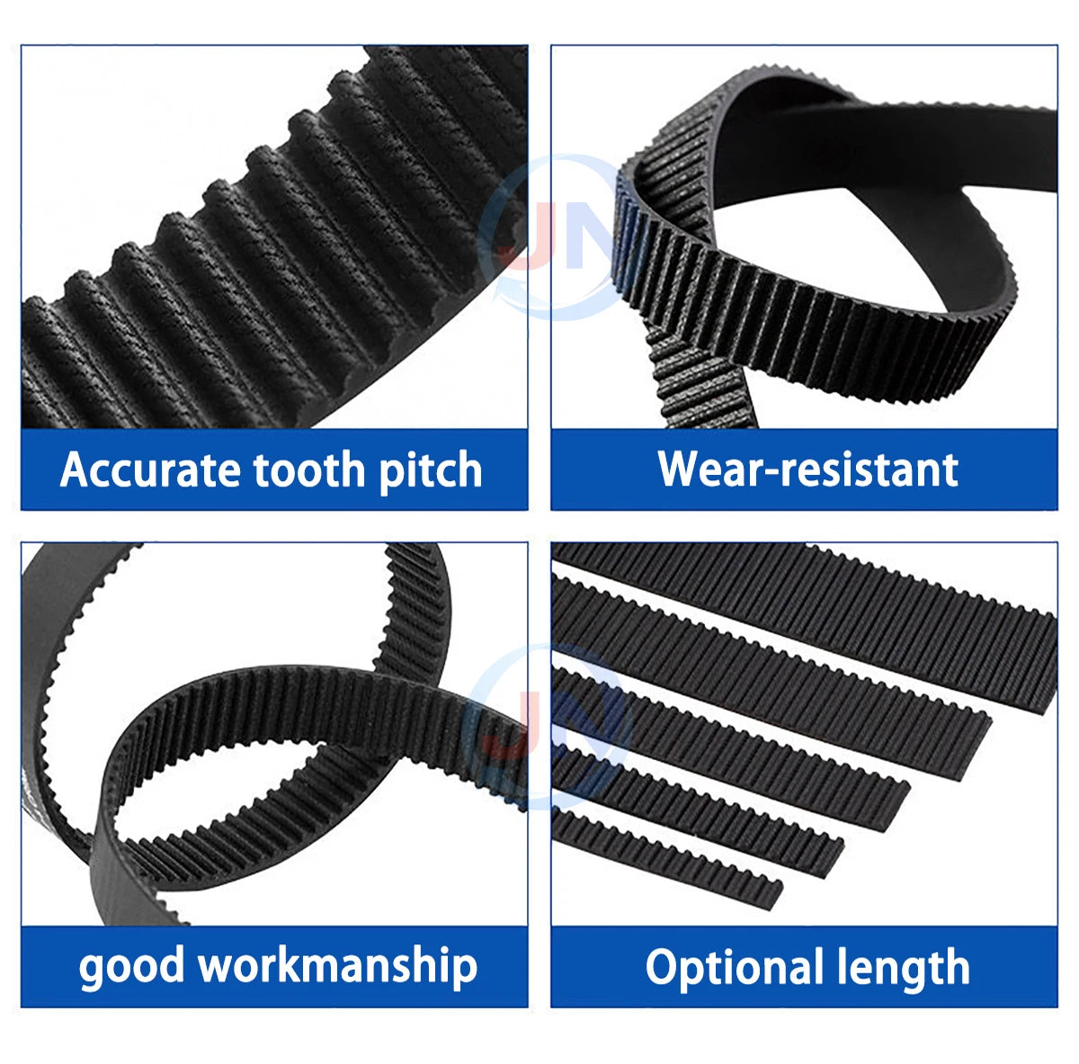 HTD5M Timing Belt Replacement Open Ended Transmission Conveyor Machine Belts Drive Belt Polyurethane HTD 5M  PU 15 Rubber Aramid