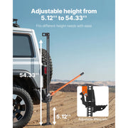 Load image into Gallery viewer, SucceBuy Farm Jack 60" Utility High Lift 3.18 Ton(7000lb) Ratcheting Off Road Jack Heavy-Duty Jack w/ 5.12"-54.33" Range for SUV
