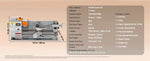 Amocart Brushless Mini Metal Lathe  7''x16'' / 180mm*400mm 800W Digital Display Continuously Variable Metalworking Turning