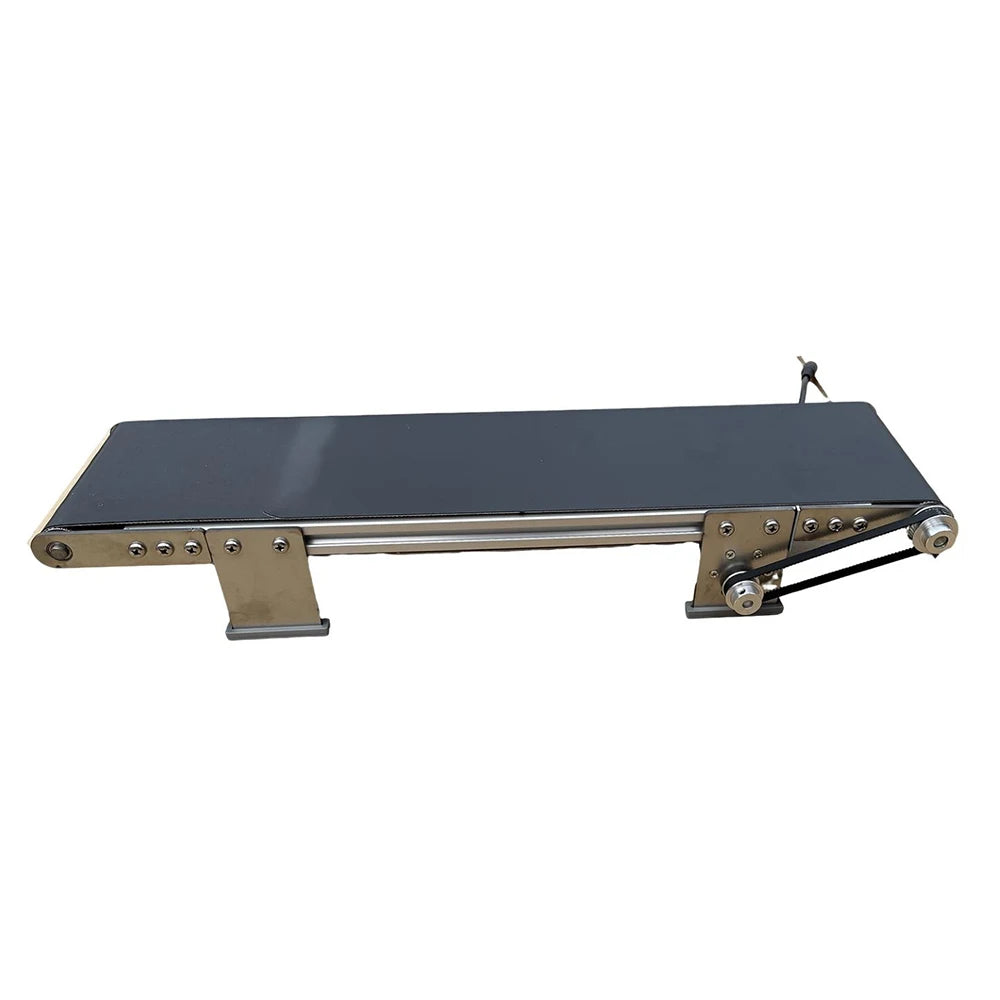Small Desktop Conveyor Belt 12x50cm Mini Conveyor Cargo Lane Electric Production Line Conveyor Belt Teaching Equipment