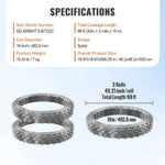 Amocart Razor Wires Razor Barbed Wire Razor Wire Fencing Fence Double Spiral Barbed Wire Galvanized Wire Rolls Razor for Garden