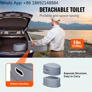 Bild in Galerie-Viewer laden, Amocart Portable Toilet for Camping Porta Potty with 1.3G Detachable Inner Bucket Travel Toilet for Outdoor Camping Travel
