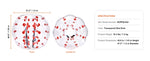Amocart 4FT/1.2M Inflatable Bumper Ball Body Sumo Zorb Balls for Teen & Adult 0.8mm PVC Bubble Balls Bumper Bopper Toys