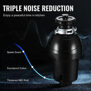 Load image into Gallery viewer, SucceBuy Garbage Disposal 1,1/2,3/4HP Continuous Feed Food Waste Disposer EZ Connect Food Waste Grinding System for Kitchen Sink
