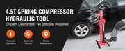 Charger l'image dans la visionneuse de galerie, Compresseur de ressorts d'amortisseur SucceBuy 4,5 tonnes/9920 livres avec cric hydraulique force de compression nominale de 1 tonne
