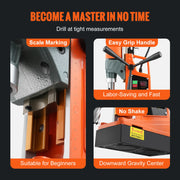 Load image into Gallery viewer, SucceBuy 11PCs Magnetic Drill Motor 1.6 in 1450W Boring Diameter 850RPM Speed 2810 lbf Portable Electric Mag Drill Press
