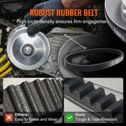 Bild in Galerie-Viewer laden, Amocart Go-Kart Torque Converter Go-Kart Clutch Kit Series Asymmetrical Driver Pulley Replacement with Drive Belt  Small Engine
