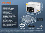SucceBuy 2/3/6/10/15/30L Ultrasonic Cleaner with Heater Timer for Lab Tools Metal Parts Carburetor Brass Auto Parts Engine Parts