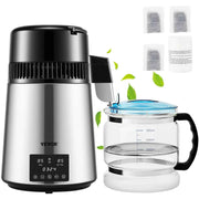 Load image into Gallery viewer, Amocart 4L Water Distiller Purifier Filter Dispenser Drink Bottle Softener Dual Temp Display Overheat Protection Home Appliance
