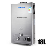 Load image into Gallery viewer, Household Gas Water Heater 6L-18L Liquefied Gas Natural Low Water Pressure Instant Heating Battery Forced Exhaust Type

